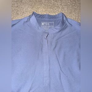 Figs Set of Vapor Blue Space Dye Scrubs